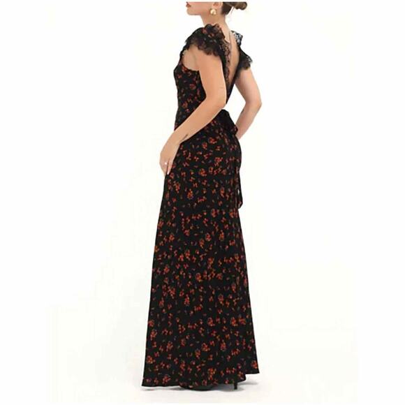 Rumored Frontier Maxi Dress Spanish Poppy Size Small - Picture 9 of 12